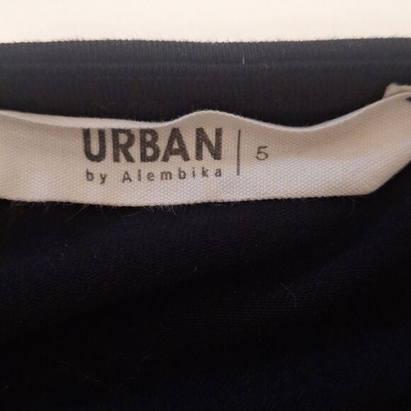 Urban by Alembika trapeze top tunic dress Black and white size 5= 14/16 - Picture 7 of 9